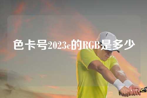 色卡号2023c的RGB是多少