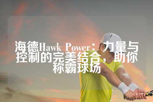 海德Hawk Power：力量与控制的完美结合，助你称霸球场