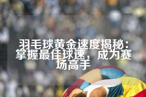 羽毛球黄金速度揭秘：掌握最佳球速，成为赛场高手