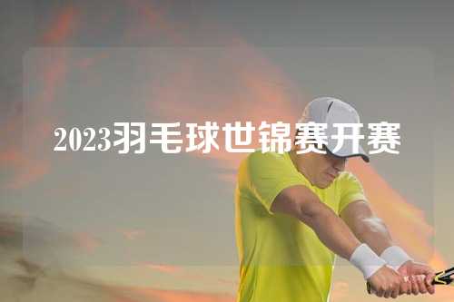 2023羽毛球世锦赛开赛