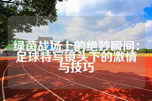 绿茵战场上的绝妙瞬间：足球特写镜头下的激情与技巧