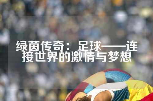 绿茵传奇：足球——连接世界的激情与梦想