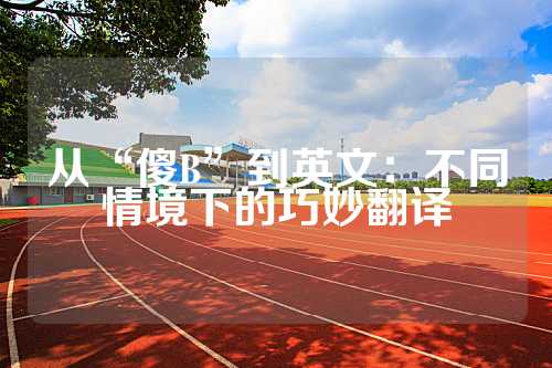 从“傻B”到英文：不同情境下的巧妙翻译