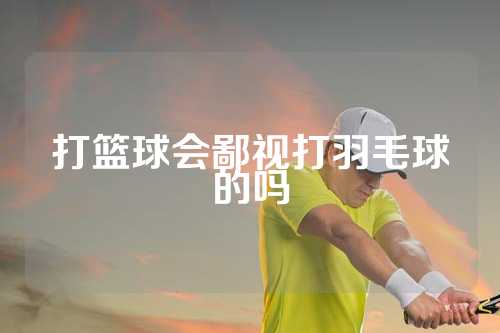 打篮球会鄙视打羽毛球的吗