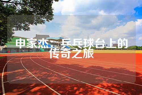 申家杰：乒乓球台上的传奇之旅