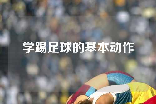 学踢足球的基本动作