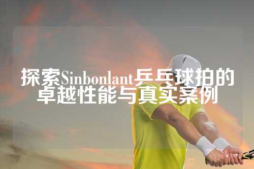 探索Sinbonlant乒乓球拍的卓越性能与真实案例