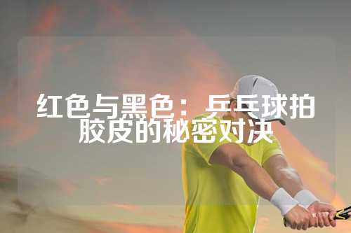 红色与黑色：乒乓球拍胶皮的秘密对决